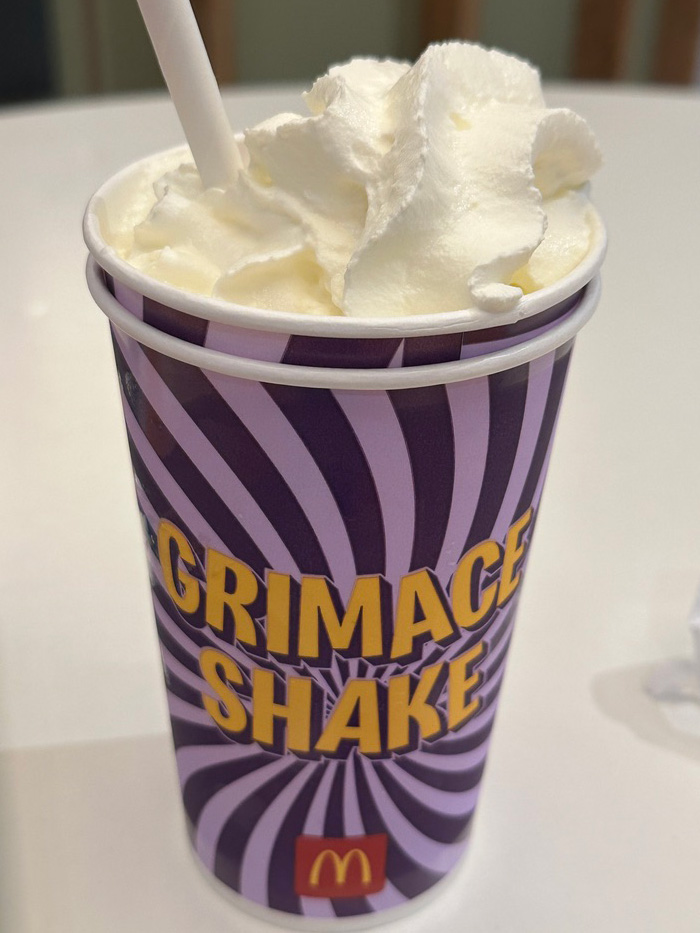 The Grimace Shake in all it's glory!