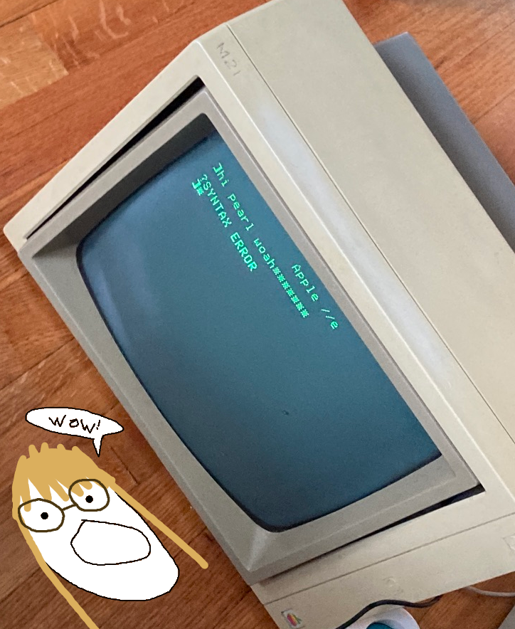 My Apple IIe!