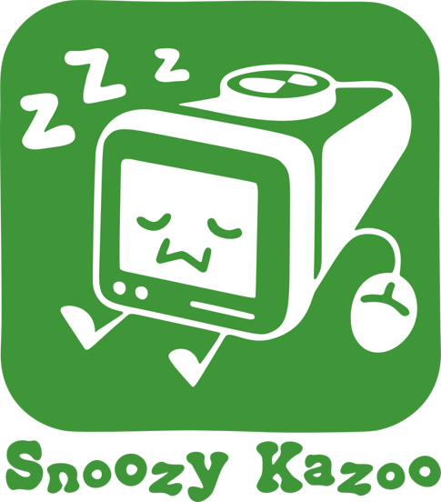 Snoozy Kazoo's new logo!