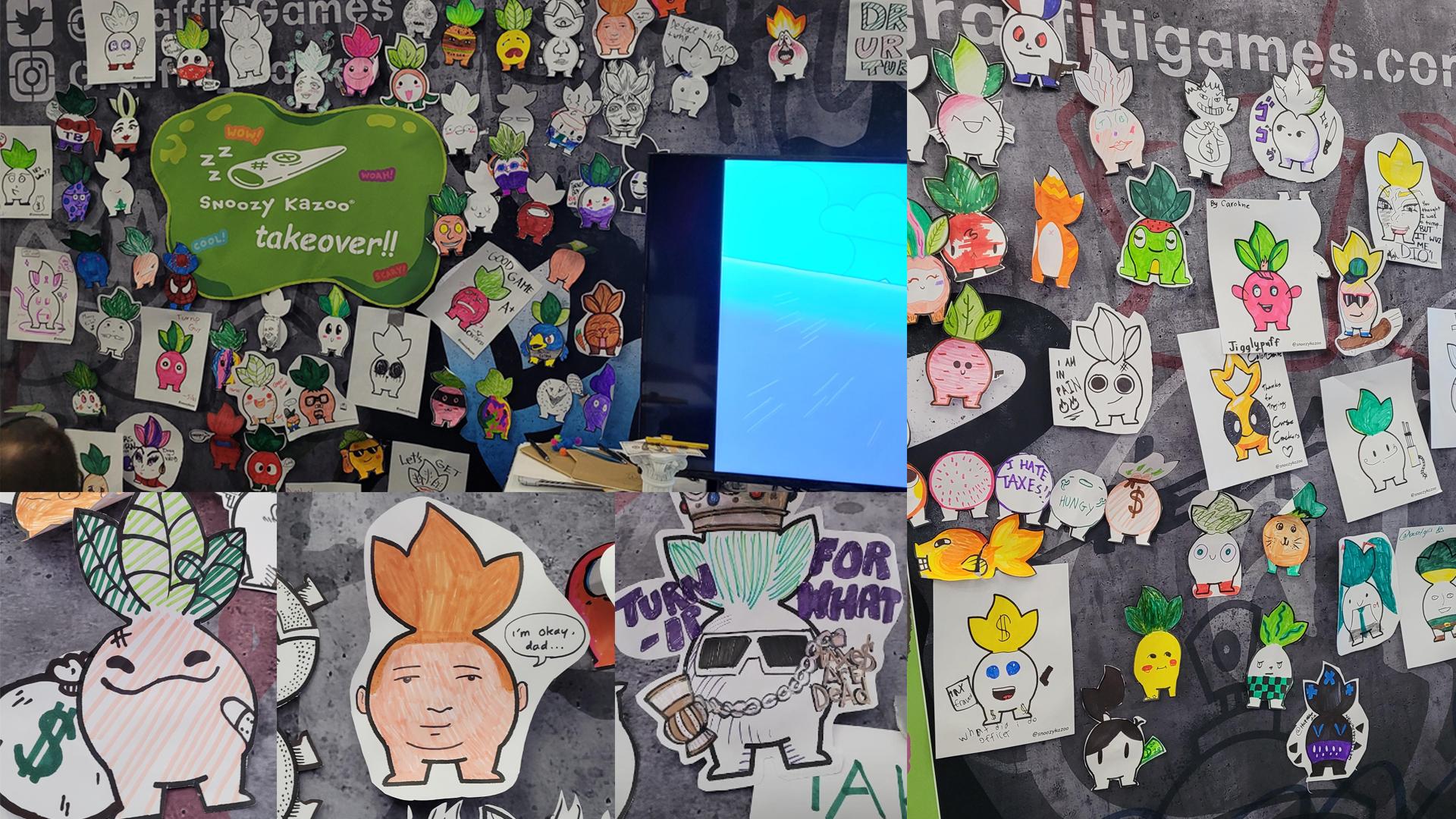 The Turnip wall at PAX East 2023!