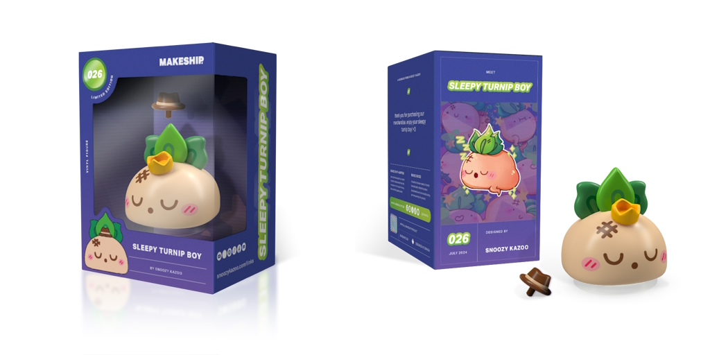 Sleepy Turnip Boy Vinyl Figure!